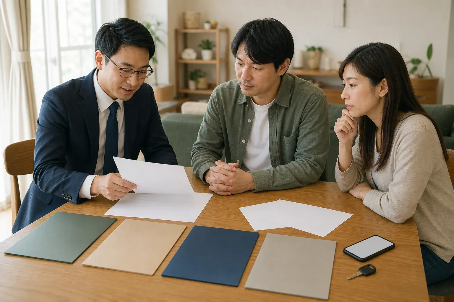 屋主與家人及專業人士共同確認抵押文件與證據